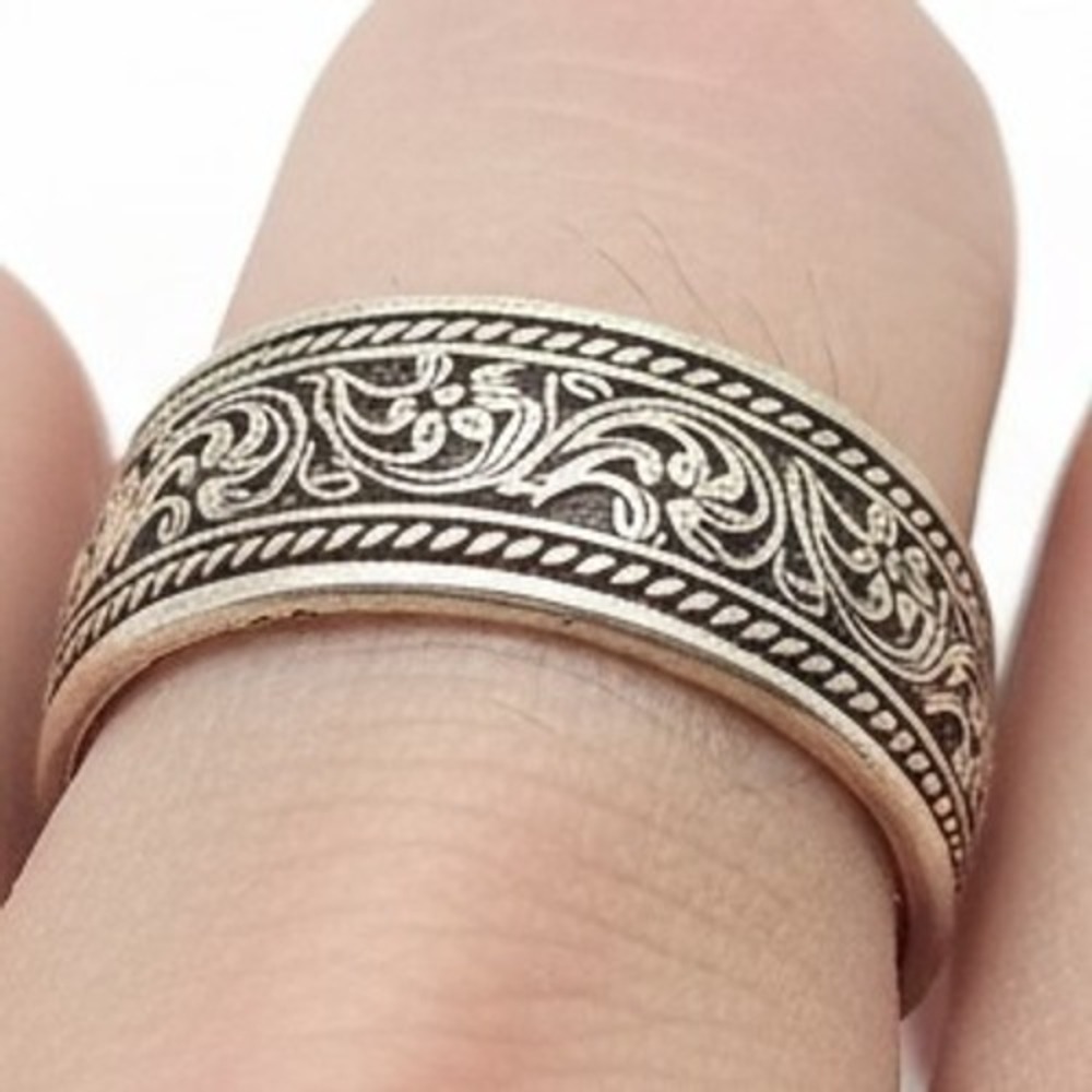 Handmade Filigree Silver Ring‎ Vintage SKUJ106
